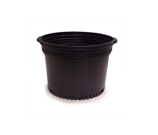 7 Gallon Whiteridge Nursery Pot Black - 28 per sleeve - Nursery Containers